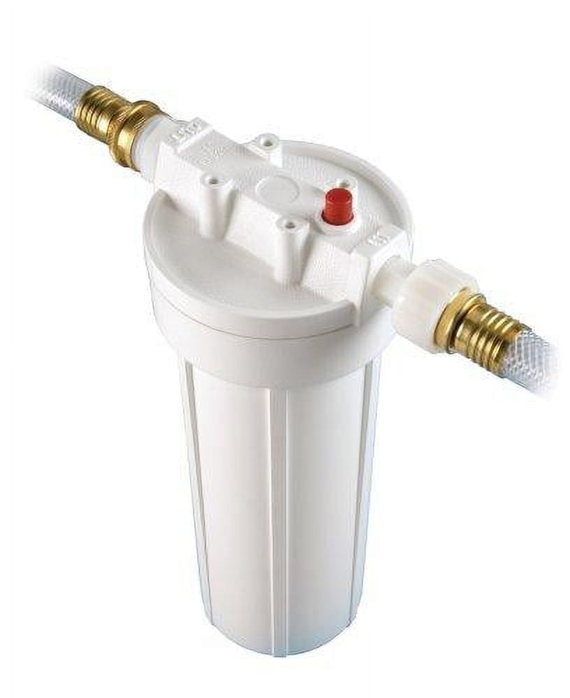 White External Water Filtration System with Brass Fittings