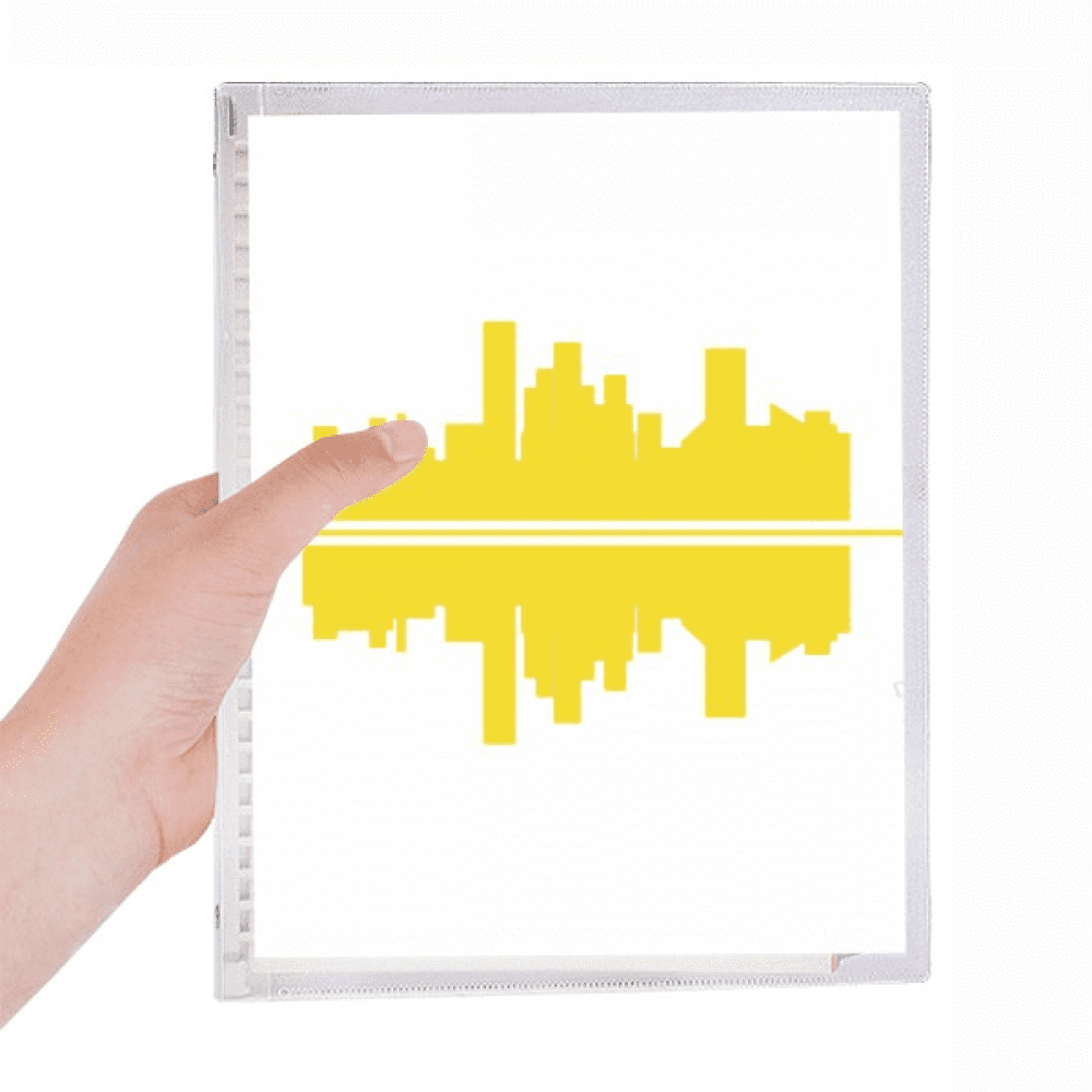 cultural symbol reflection urban landscape architecture notebook loose diary refillable journal statiry