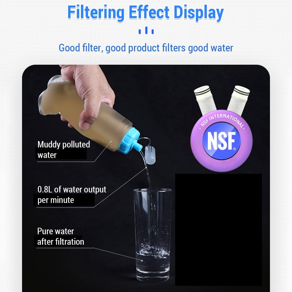 cup,Water Purification Filter Reliable Water Filter 400ml/500ml/1000l Water Filter Water And Portable Mewmewcat Transparent 500ml