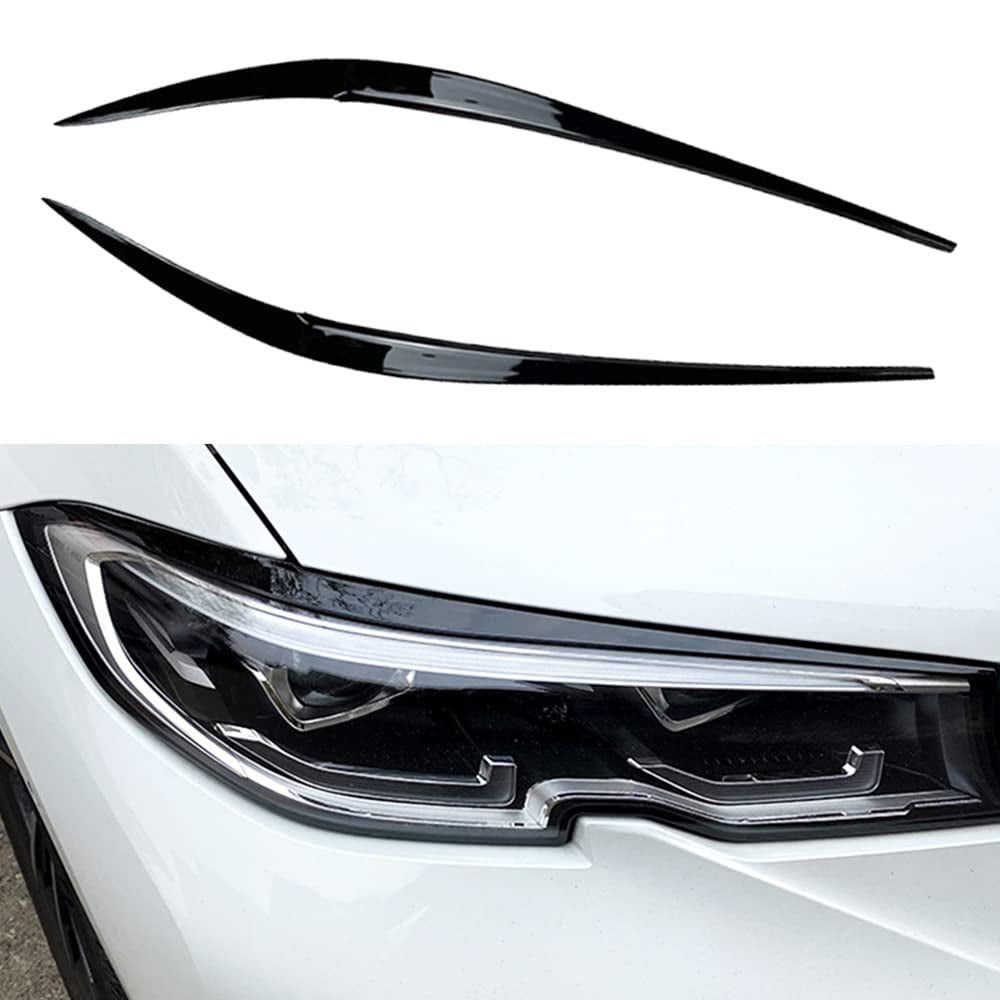 curboom Headlights Cover Eyebrow Trim Compatible with BMW G20 3 Series