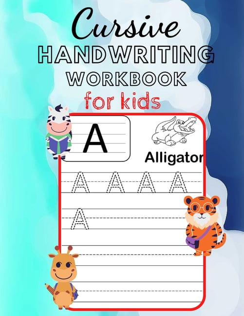 Handwriting practice workbook for kids: Improve Your kid Handwriting with  Fun Animal Names, Handwriting practice books for kids ages 3 and up  (Paperback) 