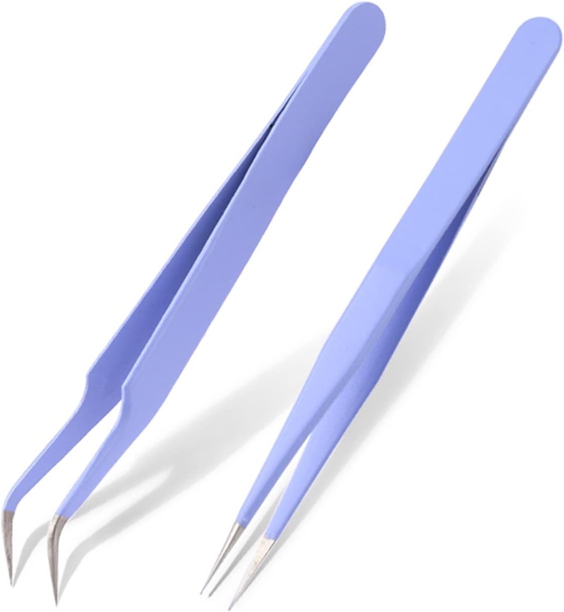 curved tweezers Excellent Quality Tweezers Bend+Straight New Stainless