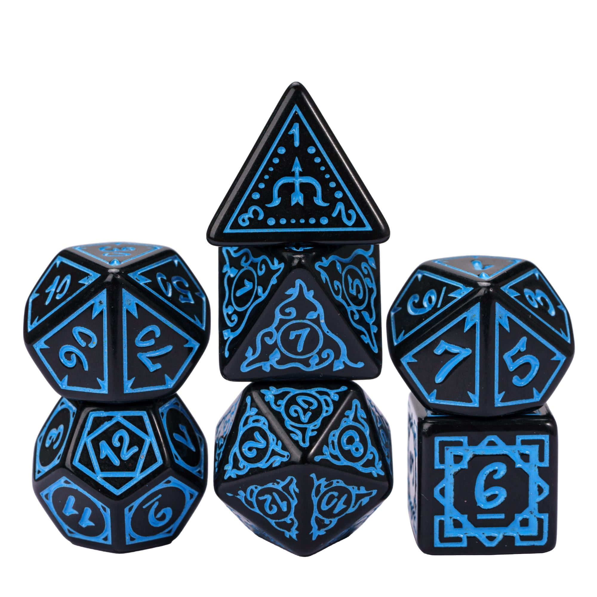Moncolis Lot de 6 x 7 (42 pièces) de dés polyédriques avec sac double couleur polyédrique pour donjons et dragons DND RPG MTG W20 W12 W10 W8 W6 W4 Jeux de cartes Moncolis Lot de 6 x 7 (42 pièces) de dés polyédriques avec sac double couleur polyédrique pour donjons et dragons DND RPG MTG W20 W12 W10 W8 W6 W4 Jeux de cartes