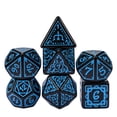 thumbnail image 1 of cusdie 7-Die Acrylic DND Dice, Druid Polyhedral Dice Set for Role Playing Game Dungeons and Dragons D&D Dice MTG Pathfinder, 1 of 5