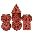 thumbnail image 1 of cusdie 7-Die Resin DND Dice, Shield&Sword Pattern Polyhedral Dice Set for Role Playing Game Dungeons and Dragons D&D Dice Pathfinder, 1 of 5