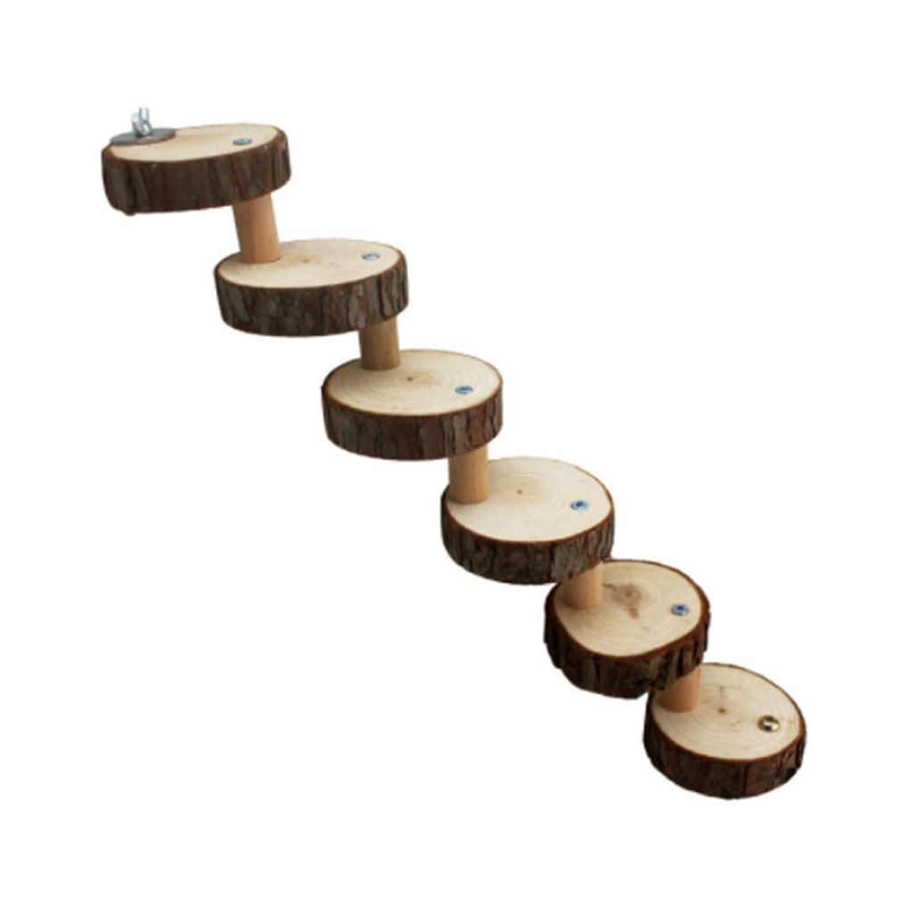 cusimax Pet Climbing Ladder Wood Rat Mice Small Animal Entertainment