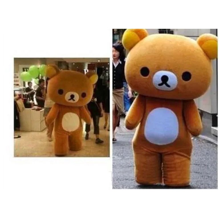 Rilakkuma Unisex Halloween Bear Mascot Costume for Adult’s, Big