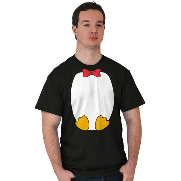 cute Baby Penguin Fake Tuxedo Men's Graphic T Shirt Tees Brisco Brands M