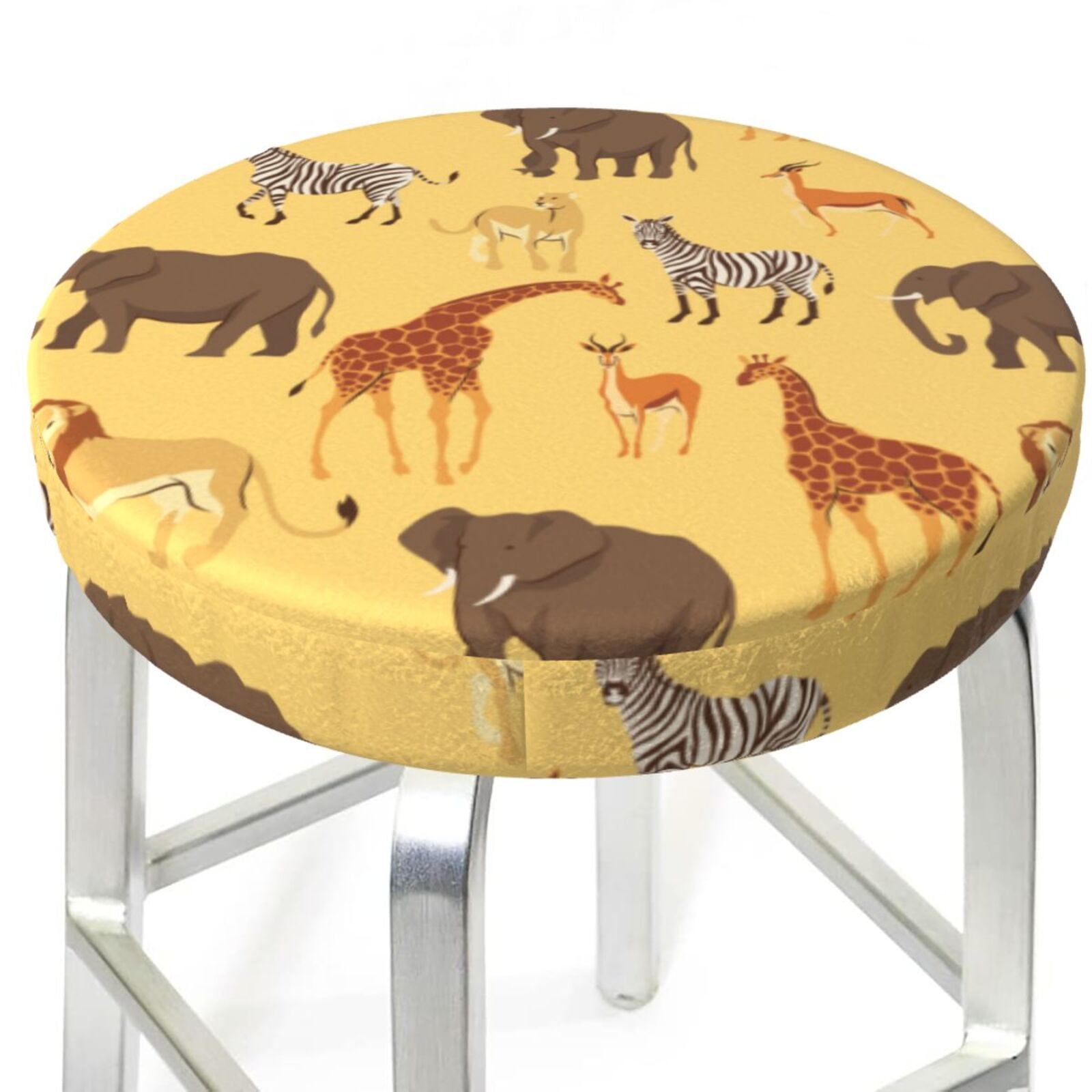 cute animals C Stool Covers Round Bar Stool Covers, Round Bar Stool
