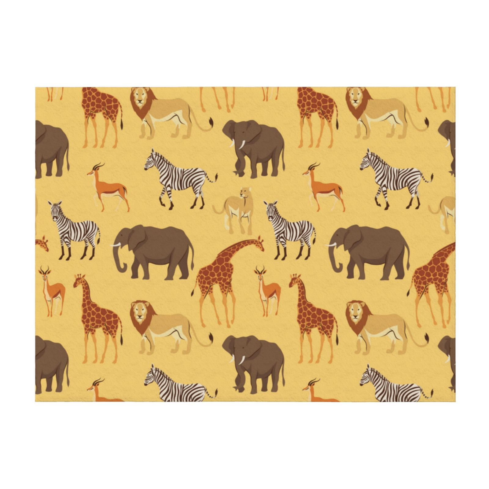 cute animals C Throw Blanket for Couch, Super Soft Fuzzy Comfy Warm Throw Blanket, Lightweight
