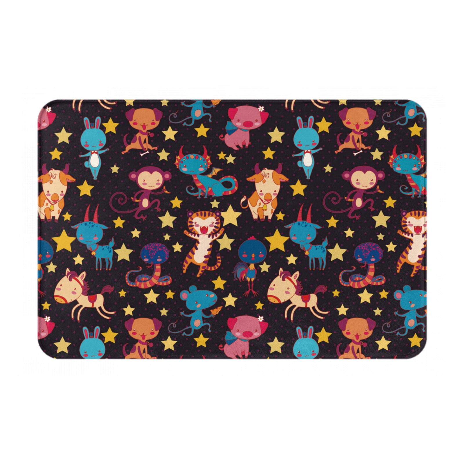 cute animals Front Door Mat Indoor Outside Entrance Front Door Mat