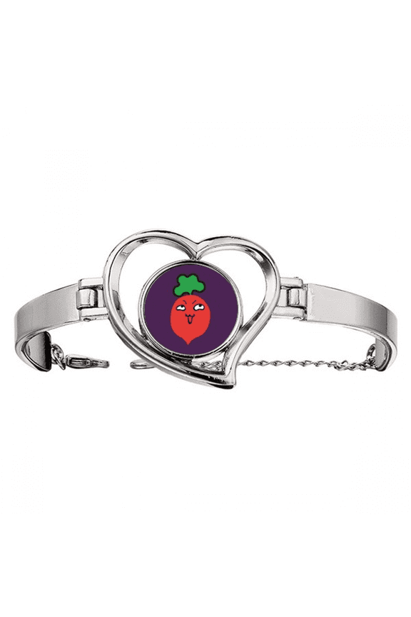 cute cartoon radish insidious fbracelet heart jewelry wire bangle