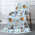 thumbnail image 1 of cute cats Blanket Throw Blanket for Bed Soft Cozy Fluffy Couch Blankets Fleece Blanket Throw Gifts for Women Men Teens Girls Boys 60"x50", 1 of 5