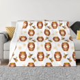cute honey bees flowers print Throw Blanket for Couch, Soft Comfy Warm