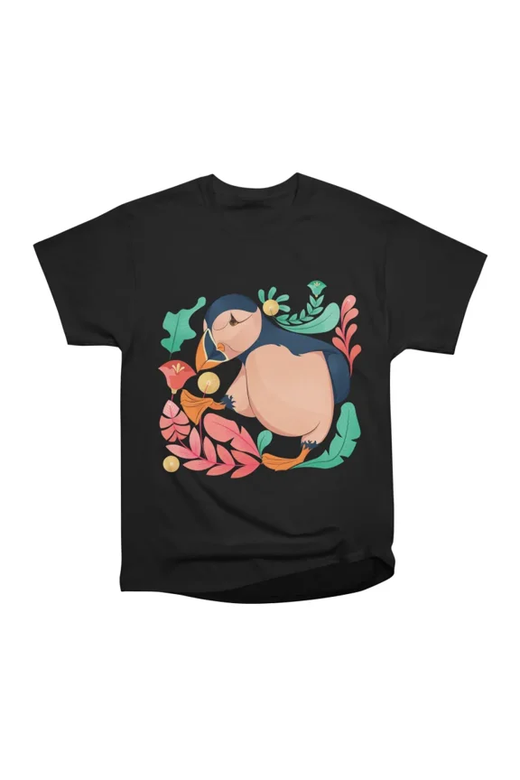 cute puffin bird T-Shirt Tee Gift For Him Merch For Her Apparel For Friend