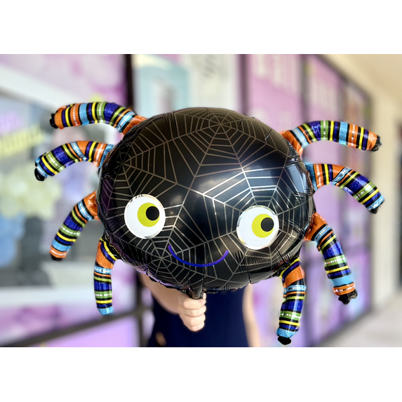 cute spider balloon spooky decoration theme party, 3pc spider balloons HALLOWEEN