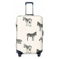 cute zebra Khaki Luggage Cover Anti Scratch, Elastic Suitcase Protector