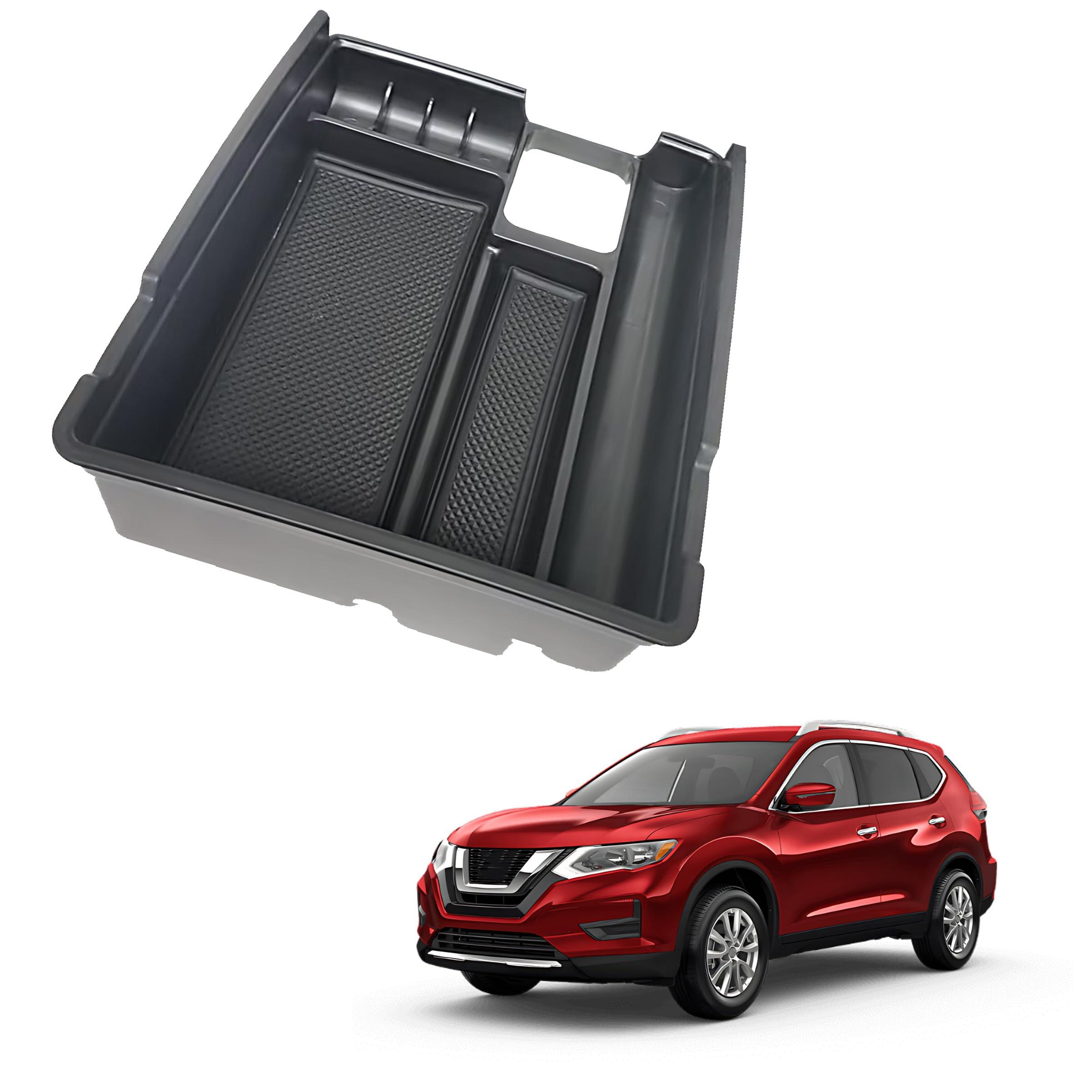 cutim Center Console Organizer Tray for 2014 2020 Nissan Rogue Accessories Center Console Tray Storage Box C9 Walmart