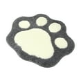 cuyhtdup Bath MatFootShaped and Dog Paw,1 PiecePremium Absorbent