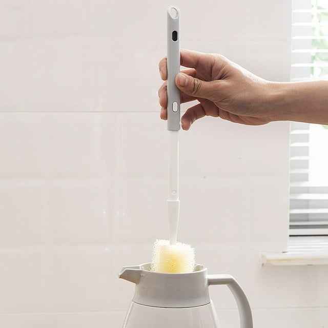 cuyhtdup Cup Washing Brush Long Handle Household 1 Pack Imitation Luffa