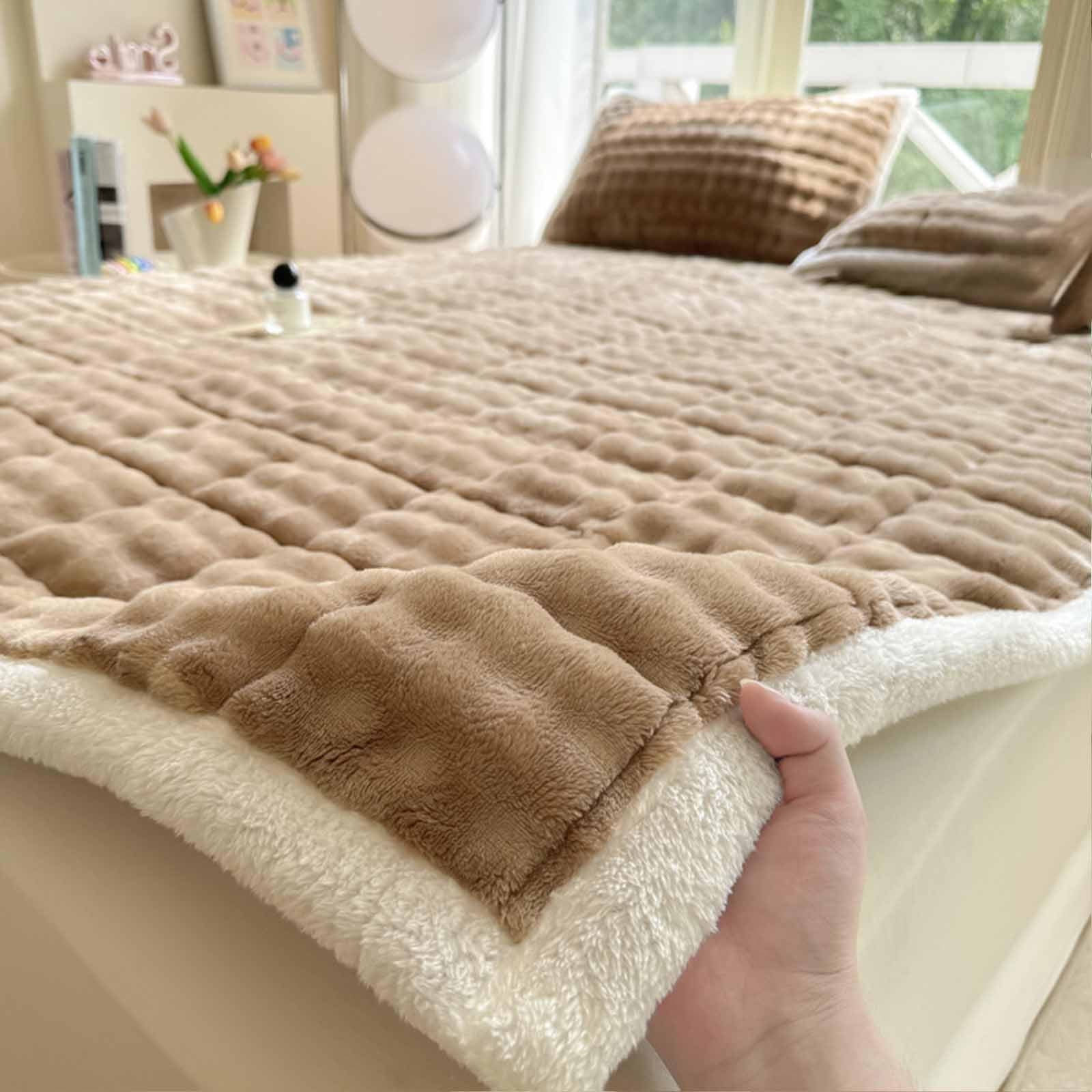 Black and Friday Cyber & Monday Sale cuyhtdup Milk Flannel Mattress