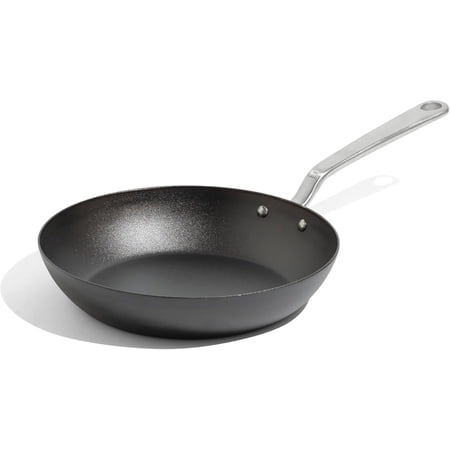 cv Cookware - Seasoned 10" Carbon Steel Frying Pan - (Like Cast Iron, but Better) - Professional Cookware - Crafted in Sweden - Induction Compatible
