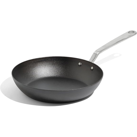 cv Cookware - Seasoned 10" Carbon Steel Frying Pan - (Like Cast Iron, but Better) - Professional Cookware - Crafted in Sweden - Induction Compatible