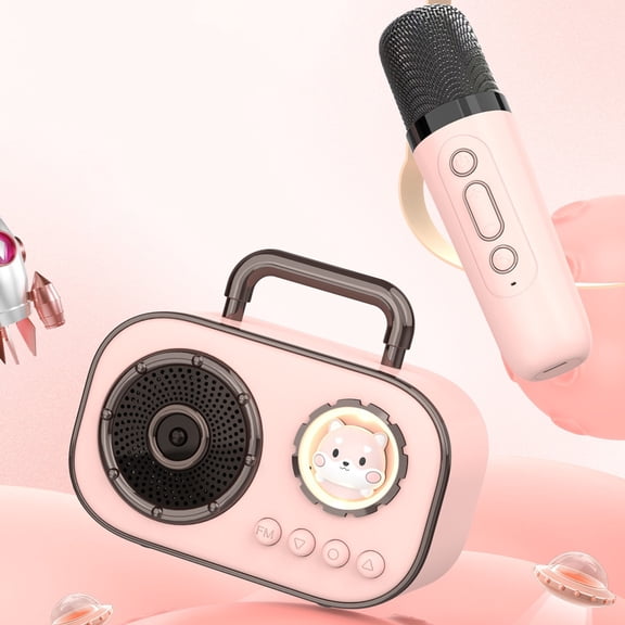 cvlncycling Bluetooth Speakers On Sale,Bluetooth Speaker for TV,Portable Outdoor Singing Mini Audio With Microphone,for Family Gatherings and Outdoor