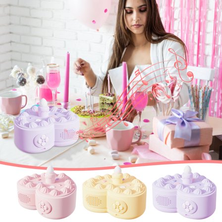 cvlncycling Bluetooth Speakers On Sale,Portable Bluetooth Speaker,Birthday Cake Bluetooth Speaker High-end Portable High-Looking Bluetooth Speaker,for Family Gatherings and Outdoor