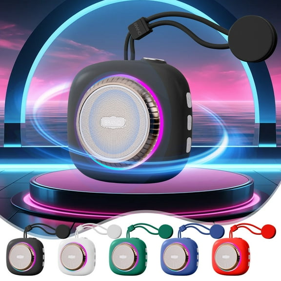 cvlncycling Bluetooth Speakers On Sale,Computer Speakers for Laptop,Bluetooth 5.3 Wireless Audio Mini Retro Camera Design,for Family Gatherings and Outdoor