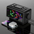 thumbnail image 1 of cvlncycling Clearance Alarm Clocks with Large Numbers,Alarm Clock for Kids, Large Display Radio RGB Colorful Mirror Alarm Clock,Electronic Desk Clock For Kids Bedroom, 1 of 9