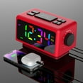 thumbnail image 1 of cvlncycling Clearance Digital Alarm Clocks for Bedrooms,Alarm Clock for Kids, Large Display Radio RGB Colorful Mirror Alarm Clock,Electronic Desk Clock For Kids Bedroom, 1 of 9