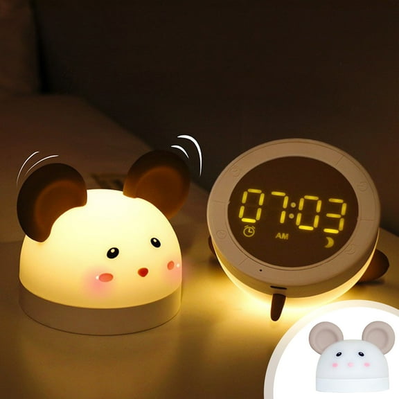 cvlncycling Clearance Digital Alarm Clocks for Bedrooms,Alarm Clock for Kids,Super Cute Shape Multi-function Alarm Clock ,Electronic Desk Clock For Kids Bedroom