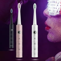cvlncycling Clearance Electric Toothbrush For Adults,Electric Rotary Toothbrush Home Soft Bristle Vibrating ,Smart 6-speed Timer Electric Toothbrush IPX7 Waterproof