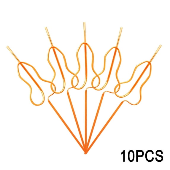 cvlncycling Disposable Plastic Straws,Individually Packaged Colorfu Straws,Bending Drinking Disposable Straws,For School Party