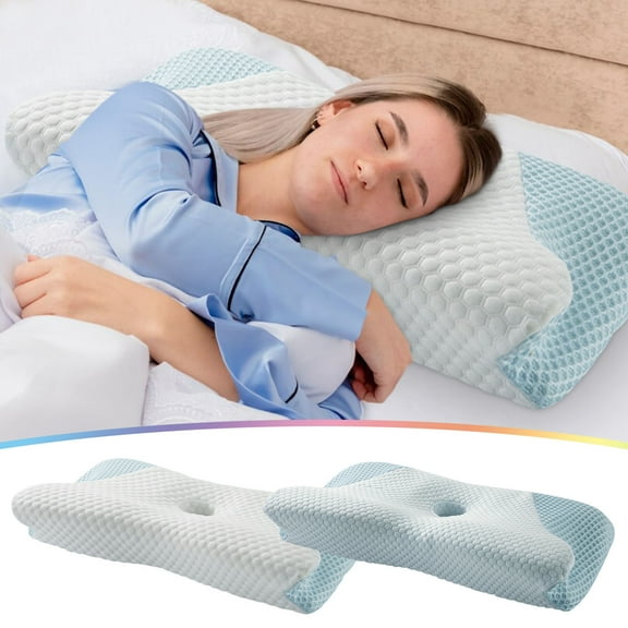 cvlncycling Standard Bed Pillows ,Back Sleepers Gusseted Cooling Pillow,for Side Back & Stomach Sleepers, Adults Gift