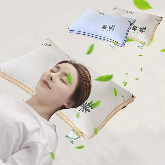cvlncycling Standard Bed Pillows ,Hotel-grade Pillow Core Soft And Supportive Down Bed Pillow,Back Sleepers Gusseted Cooling Pillow,for Side Back & Stomach Sleepers, Adults Gift