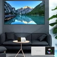 thumbnail image 1 of cvlncyclingHD Portable Projector ,Cleaner Automatic HD Projector ,Compatible with U-Disk/Trans-flash Card /HDMI And AV Cable etc., For Home Office Camping, 1 of 8
