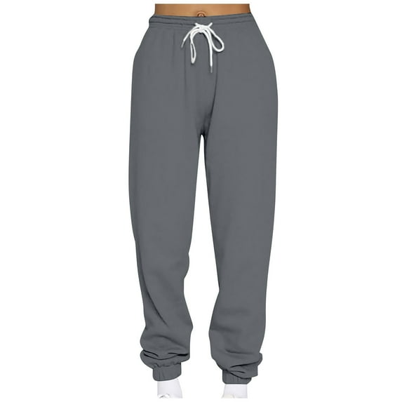 Buigttklop Sweatpants Women Baggy Joggers Workout Loose Lounge Lightweight Comfy Sweat Winter Fall High Waisted Athletic Pants