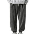 thumbnail image 1 of Buigttklop Men'S Pants,Men'S Elasticated Waist Lace-Up Pocket Strap Leg Sweatpants and Pants, 1 of 5