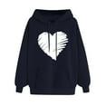 thumbnail image 1 of Under 10$ Buigttklop Women'S Print Winter Hoodie Pullover Tops Long Sleeved Comfortable Sweatshirt, 1 of 4