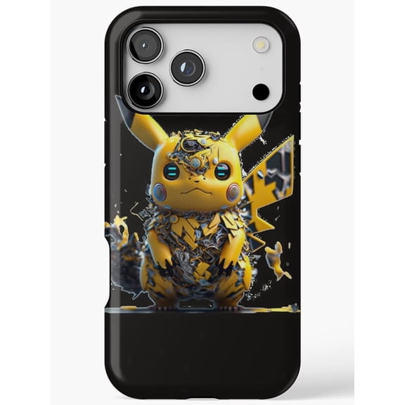 cyber picachu H712, Case for iPhone 17 16 15 14 13 12 11 Pro Max – Stylish Unisex Protective Cover