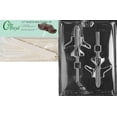 thumbnail image 1 of cybrtrayd 45st50-k011 airplane lolly kids chocolate candy mold with 50 cybrtrayd 4.5-inch lollipop sticks, 1 of 1