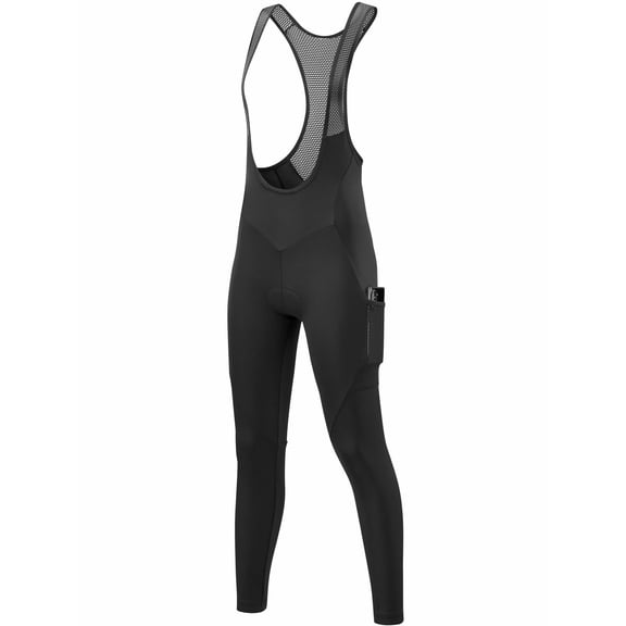 Leopatrix Cycling Bib Tights Women with Pockets 4D Padded Breathable Quick Dry Bib Tights, Bike Pants Mesh Straps with Ankle Zippers
