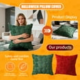 thumbnail image 1 of cygnus Christmas Pillow Covers 18x18 inch 2pcs Christmas Tree Drak Green Throw Pillow Covers,Soft Faux Fur Farmhouse Couch Pillows Home Holiday Decors for Winter Sofa Livingroom, 1 of 9