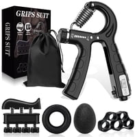 Cyrico 5-in-1 Adjustable Forearm Hand Grip Strengthener