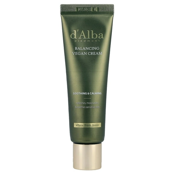d'Alba Balancing Vegan Cream, 1.85 fl oz (55 ml)