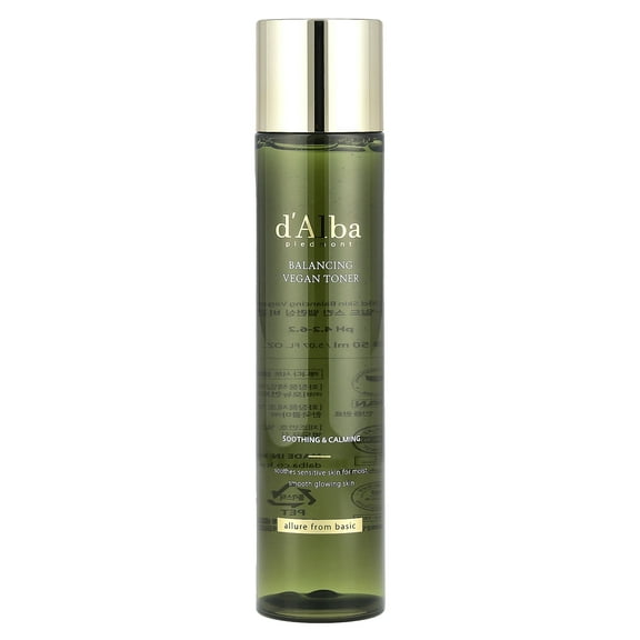 d'Alba Balancing Vegan Toner, 5.07 fl oz (150 ml)