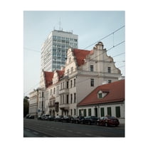 Łódź Architectural 02 - Łódź Łódzkie Poland Photography Unframed Wall Art Print 8 x 10 inches