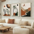 thumbnail image 1 of d Boho Canvas Wall Art Set of 3 Abstract Geometric Art Prints for Living Room, Hallway, Bedroom, Office, 24x36 Inch, 1 of 7